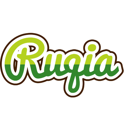 Ruqia golfing logo