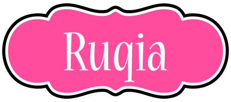 Ruqia invitation logo