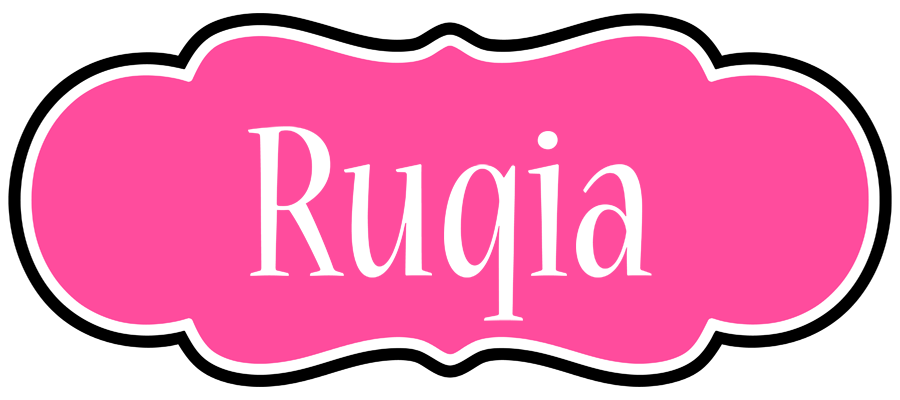 Ruqia invitation logo