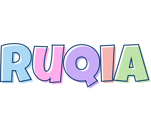 Ruqia pastel logo