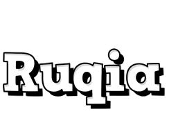 Ruqia snowing logo