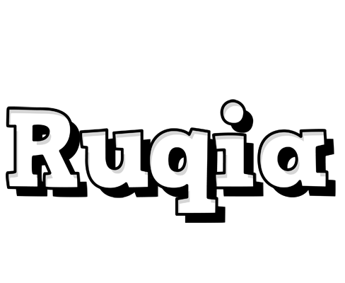 Ruqia snowing logo
