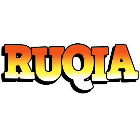 Ruqia sunset logo