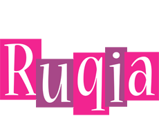 Ruqia whine logo