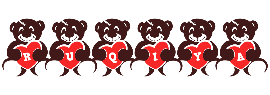 Ruqiya bear logo