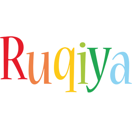Ruqiya birthday logo