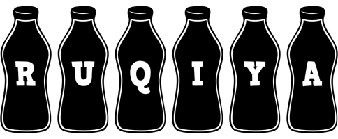 Ruqiya bottle logo