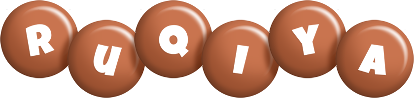 Ruqiya candy-brown logo