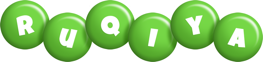 Ruqiya candy-green logo