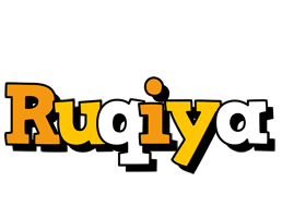 Ruqiya cartoon logo