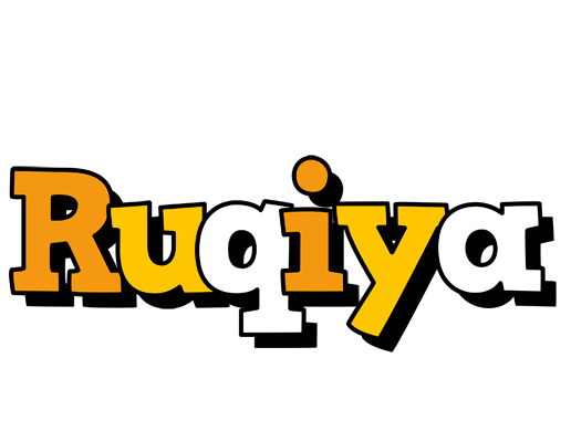 Ruqiya cartoon logo