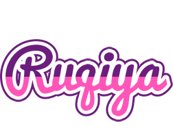 Ruqiya cheerful logo