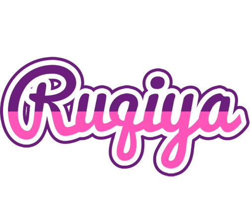 Ruqiya cheerful logo