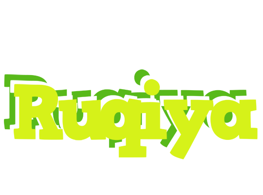 Ruqiya citrus logo
