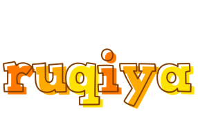 Ruqiya desert logo