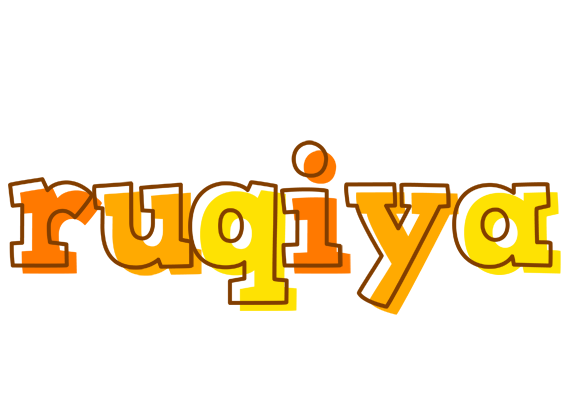 Ruqiya desert logo