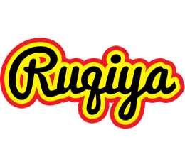 Ruqiya flaming logo