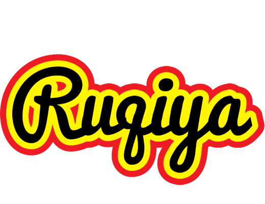 Ruqiya flaming logo