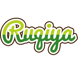 Ruqiya golfing logo