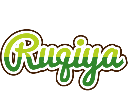 Ruqiya golfing logo