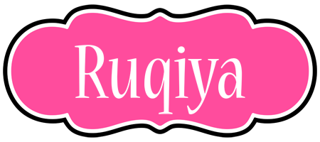 Ruqiya invitation logo