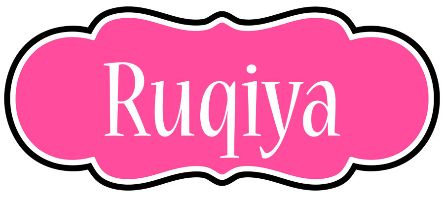 Ruqiya invitation logo