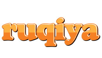 Ruqiya orange logo