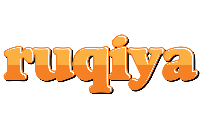 Ruqiya orange logo