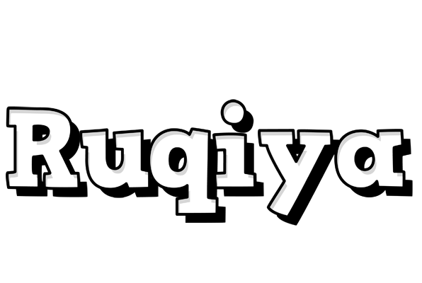 Ruqiya snowing logo
