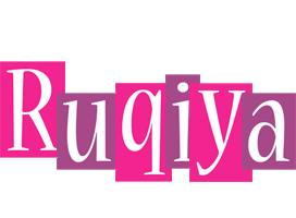 Ruqiya whine logo