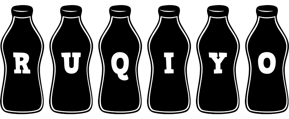 Ruqiyo bottle logo