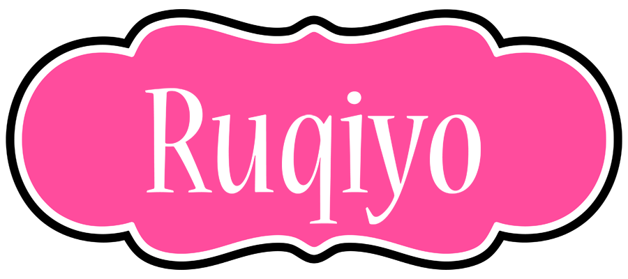 Ruqiyo invitation logo