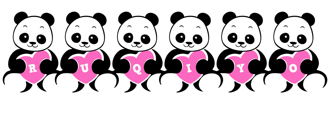 Ruqiyo love-panda logo
