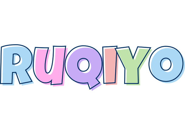 Ruqiyo pastel logo