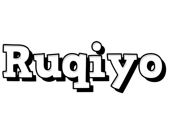 Ruqiyo snowing logo