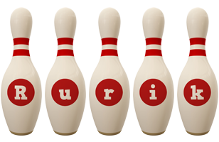 Rurik bowling-pin logo