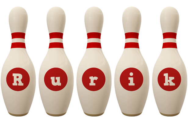Rurik bowling-pin logo