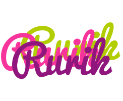 Rurik flowers logo