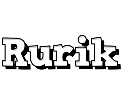 Rurik snowing logo