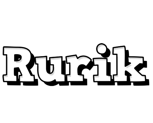 Rurik snowing logo