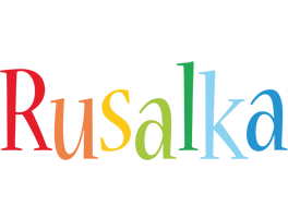 Rusalka birthday logo