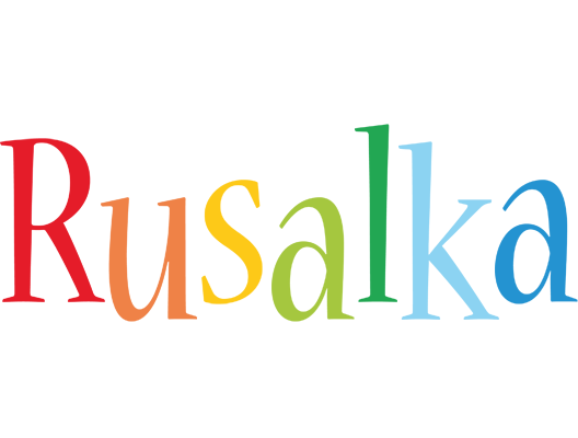 Rusalka birthday logo