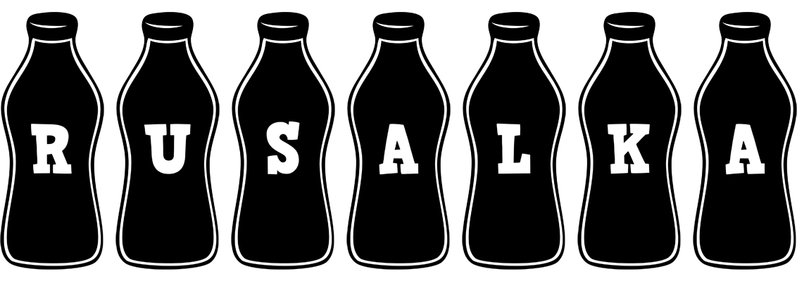 Rusalka bottle logo