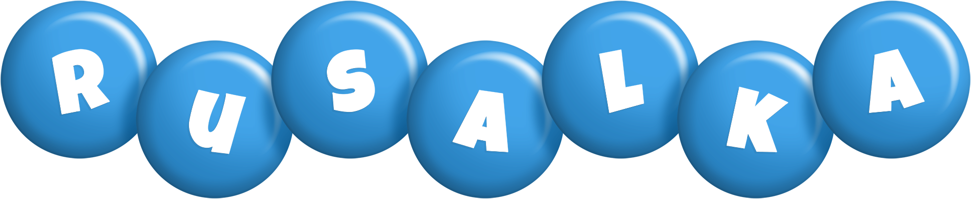 Rusalka candy-blue logo