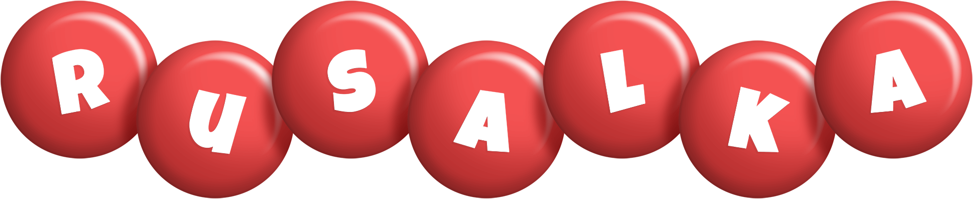 Rusalka candy-red logo
