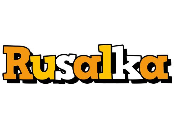 Rusalka cartoon logo