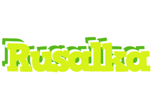 Rusalka citrus logo