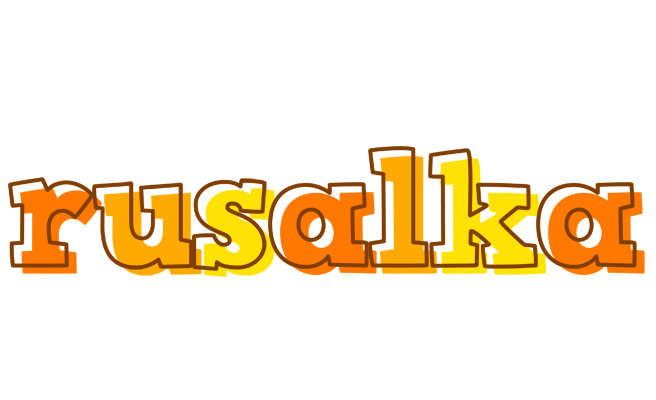Rusalka desert logo