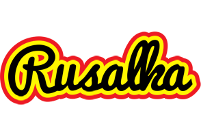 Rusalka flaming logo