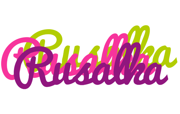 Rusalka flowers logo